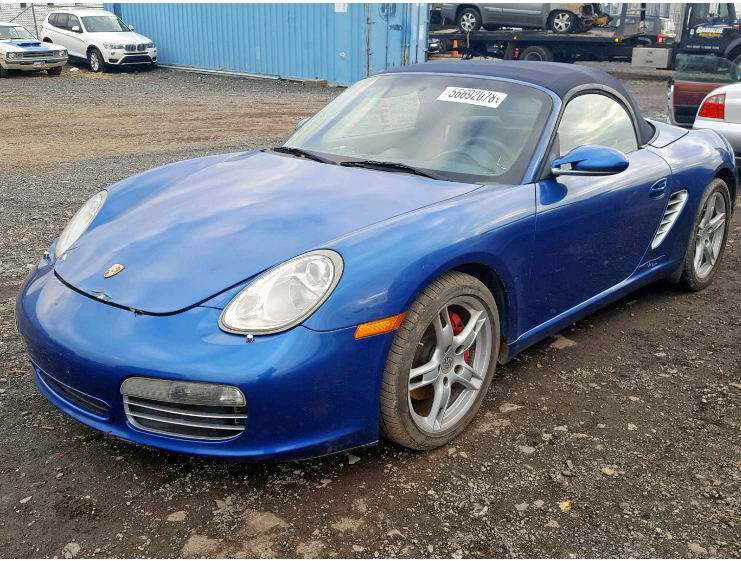 Blue Porsche